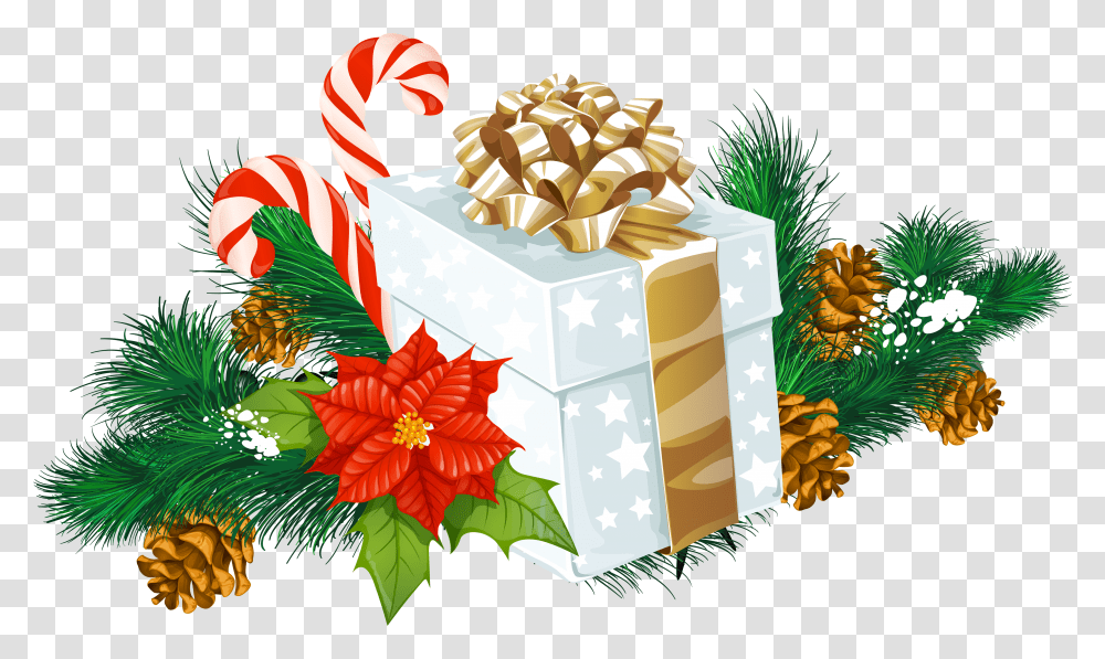 Christmas Clipart, Gift Transparent Png