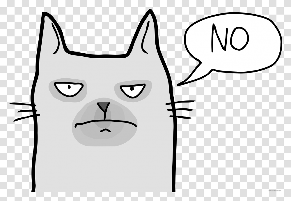 Christmas Clipart Grumpy Cat Clip Art Grumpy Cat, Pet, Mammal, Animal, Egyptian Cat Transparent Png