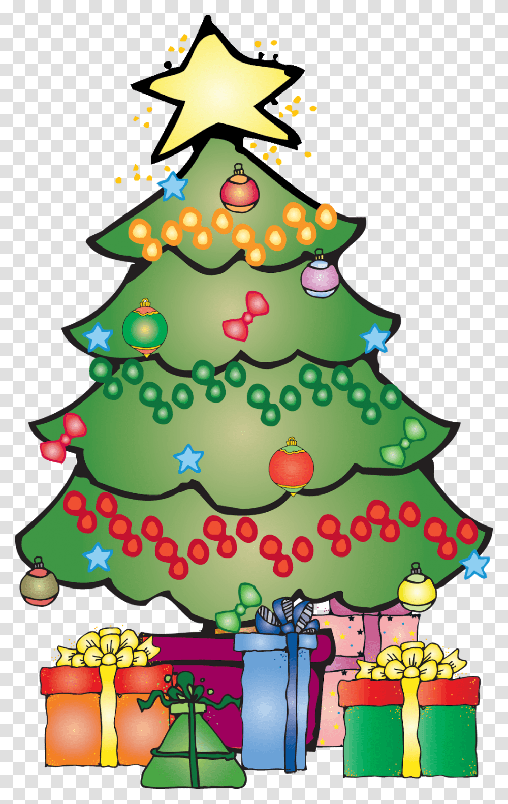 Christmas Clipart School Collection, Tree, Plant, Ornament, Christmas Tree Transparent Png