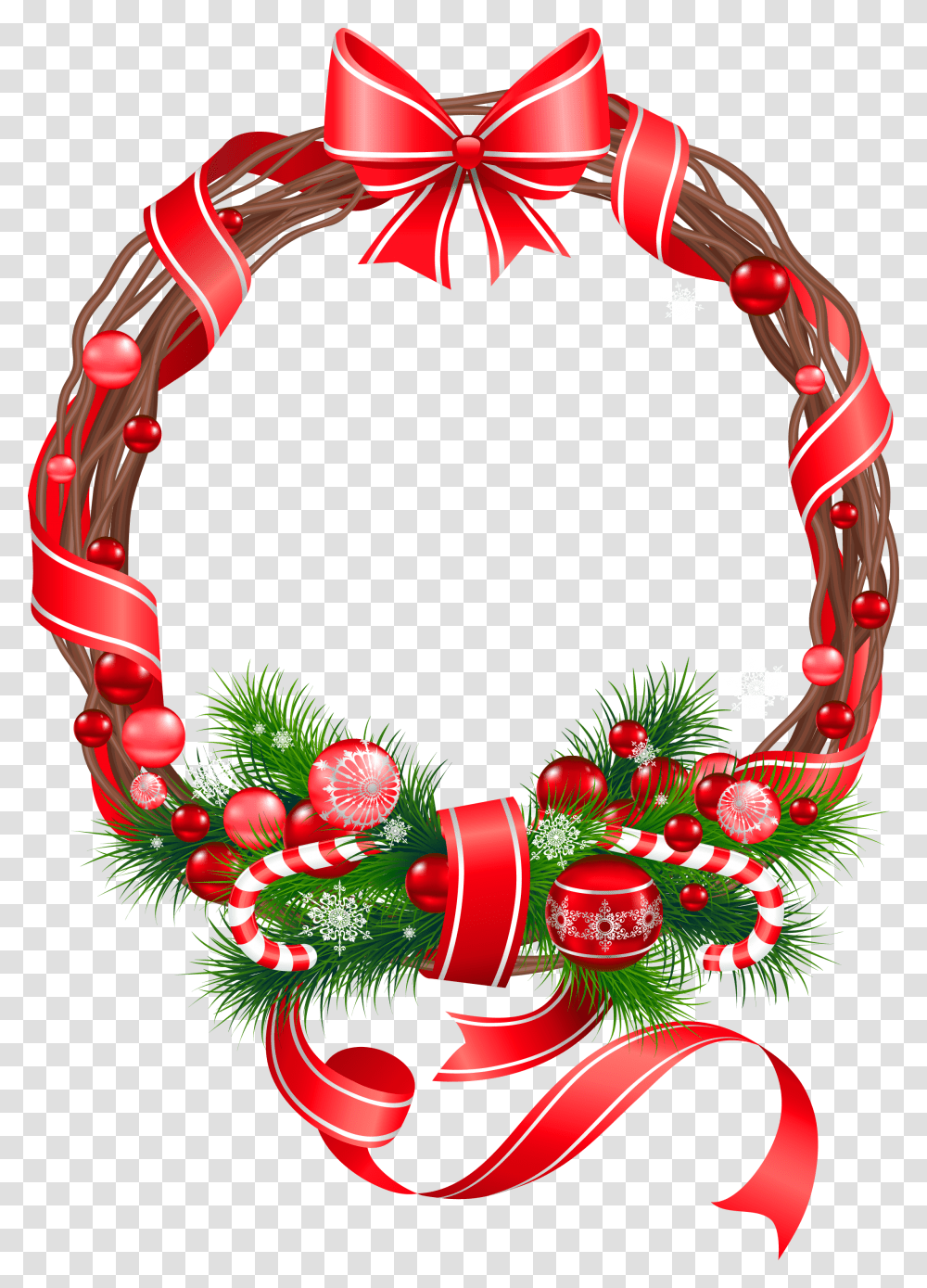 Christmas Clipart, Wreath, Bracelet, Jewelry Transparent Png