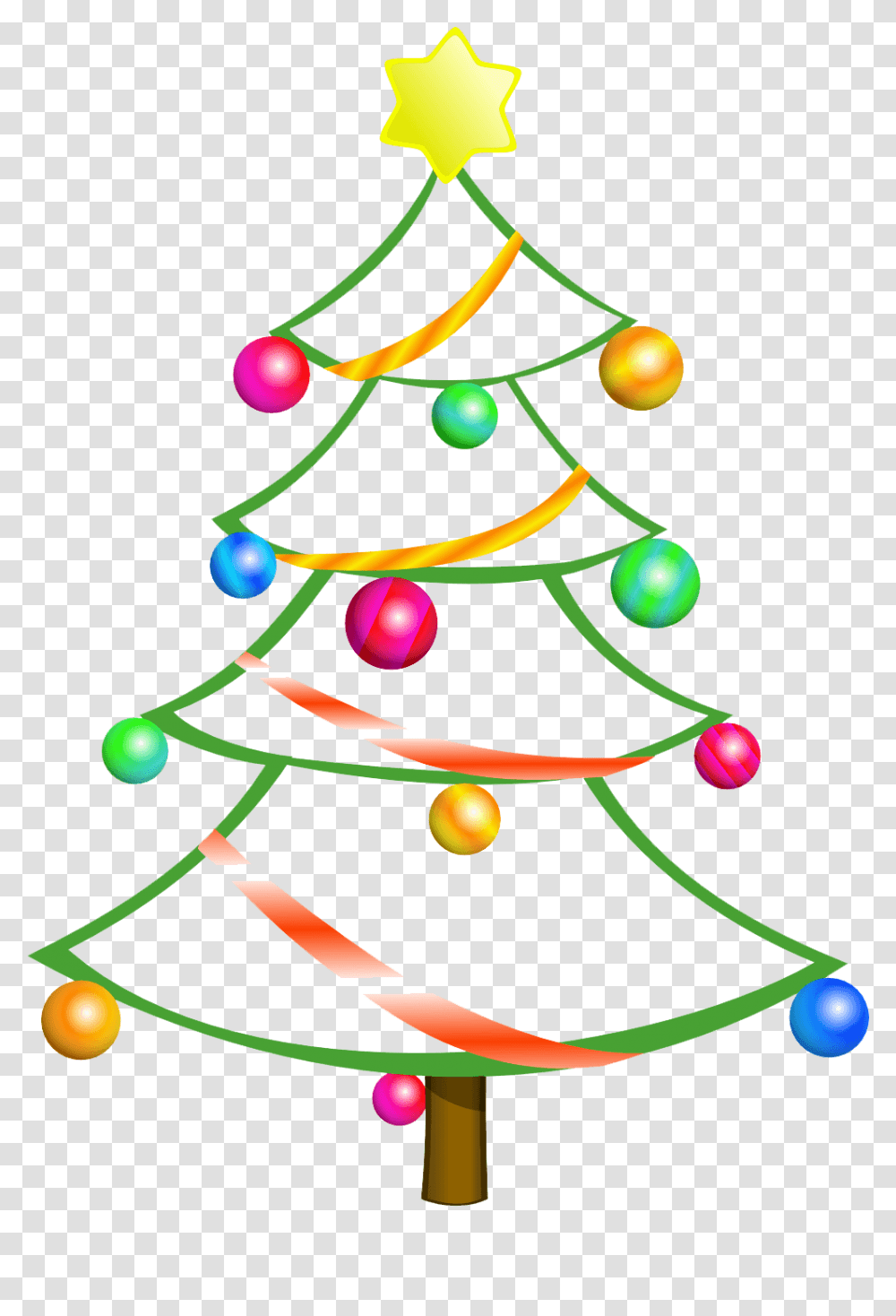 Christmas Cliparts Outline, Tree, Plant, Ornament, Christmas Tree Transparent Png