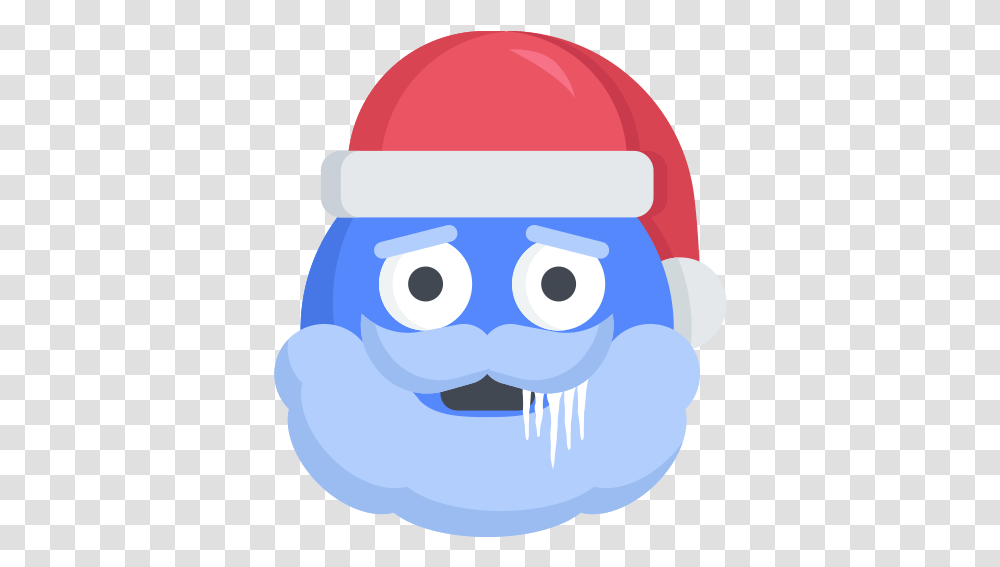 Christmas Cold Emoji Freezing Santa Freezing Cold Emoji, Nature, Outdoors, Snow, Ice Transparent Png