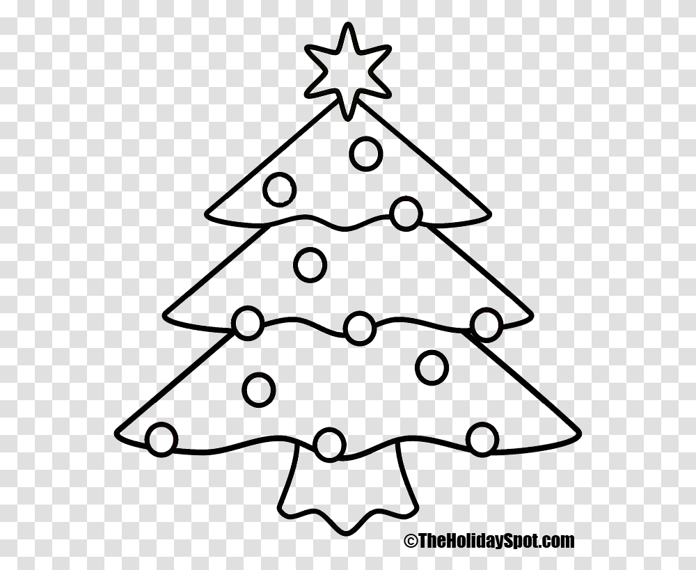Christmas Coloring Book Christmas Pictures To Color, Tree, Plant, Ornament, Bow Transparent Png