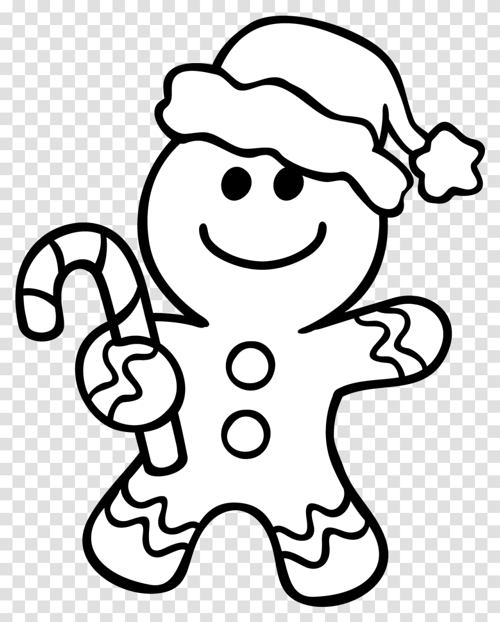 Christmas Coloring Pages Gingerbread Man Coloring Sheet, Stencil, Hook, Performer Transparent Png