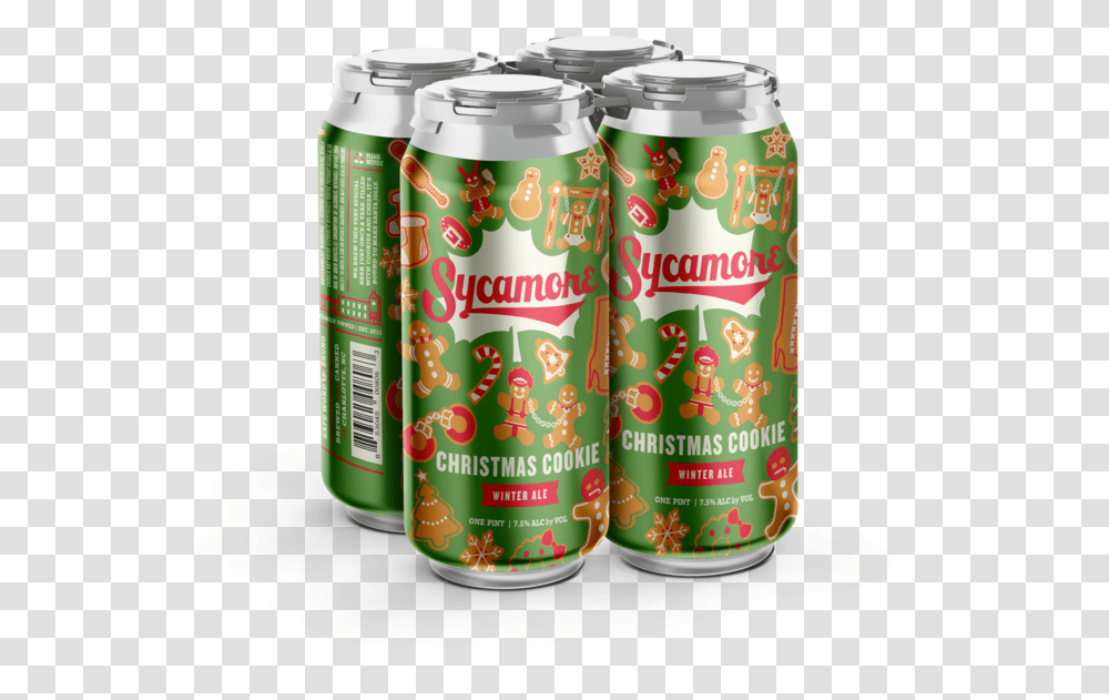 Christmas Cookie 2020 Is Here - Sycamore Brewing Cylinder, Soda, Beverage, Drink, Tin Transparent Png