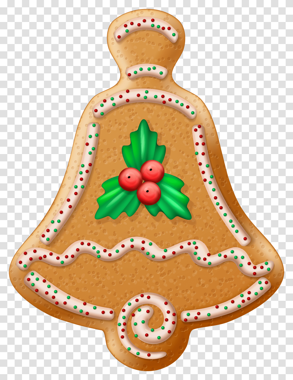 Christmas Cookie Bell Clip Art Image Christmas Cookie Transparent Png