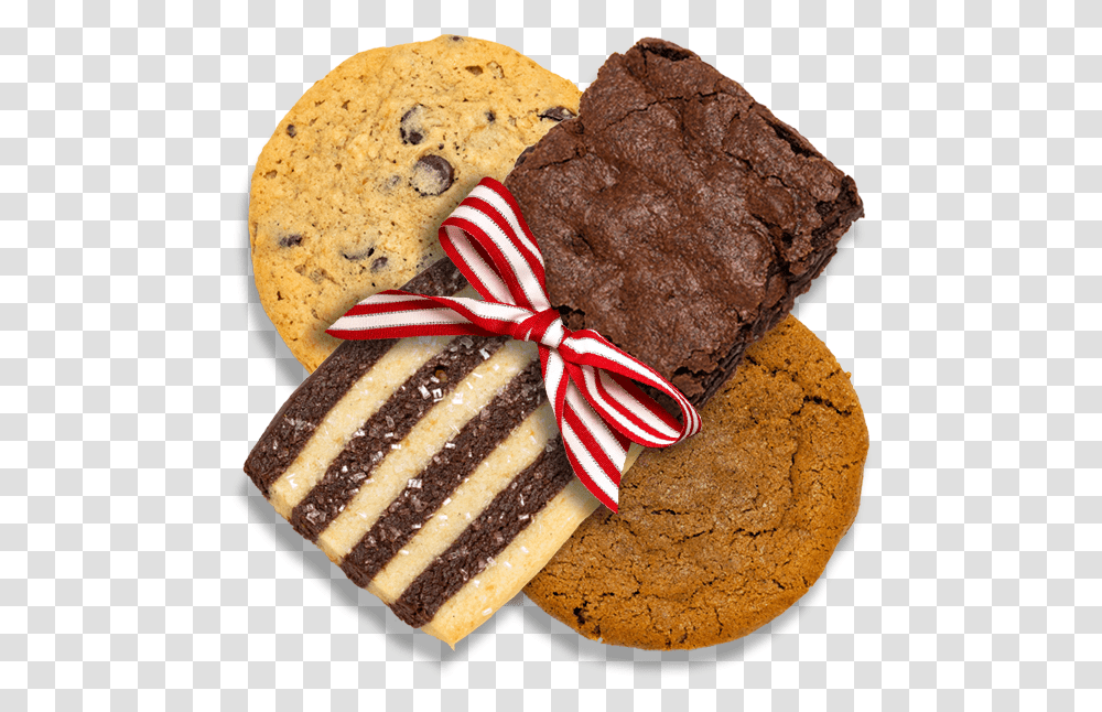 Christmas Cookie Gift Box Peanut Butter Cookie, Food, Biscuit, Brownie, Chocolate Transparent Png