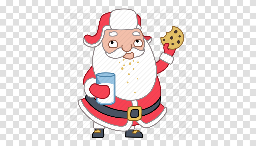 Christmas Cookie Holiday Milk Santa Sweet Xmas Icon, Chef, Toy Transparent Png