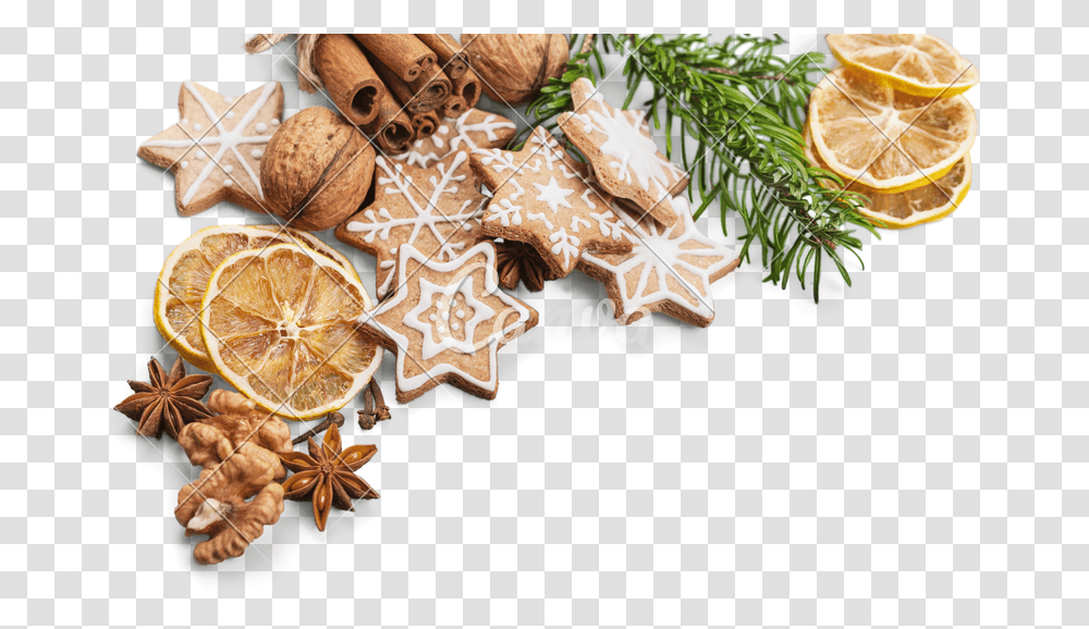 Christmas Cookies Background Clipart Ima 1199400 Christmas Cookie Background, Plant, Food, Fungus, Biscuit Transparent Png