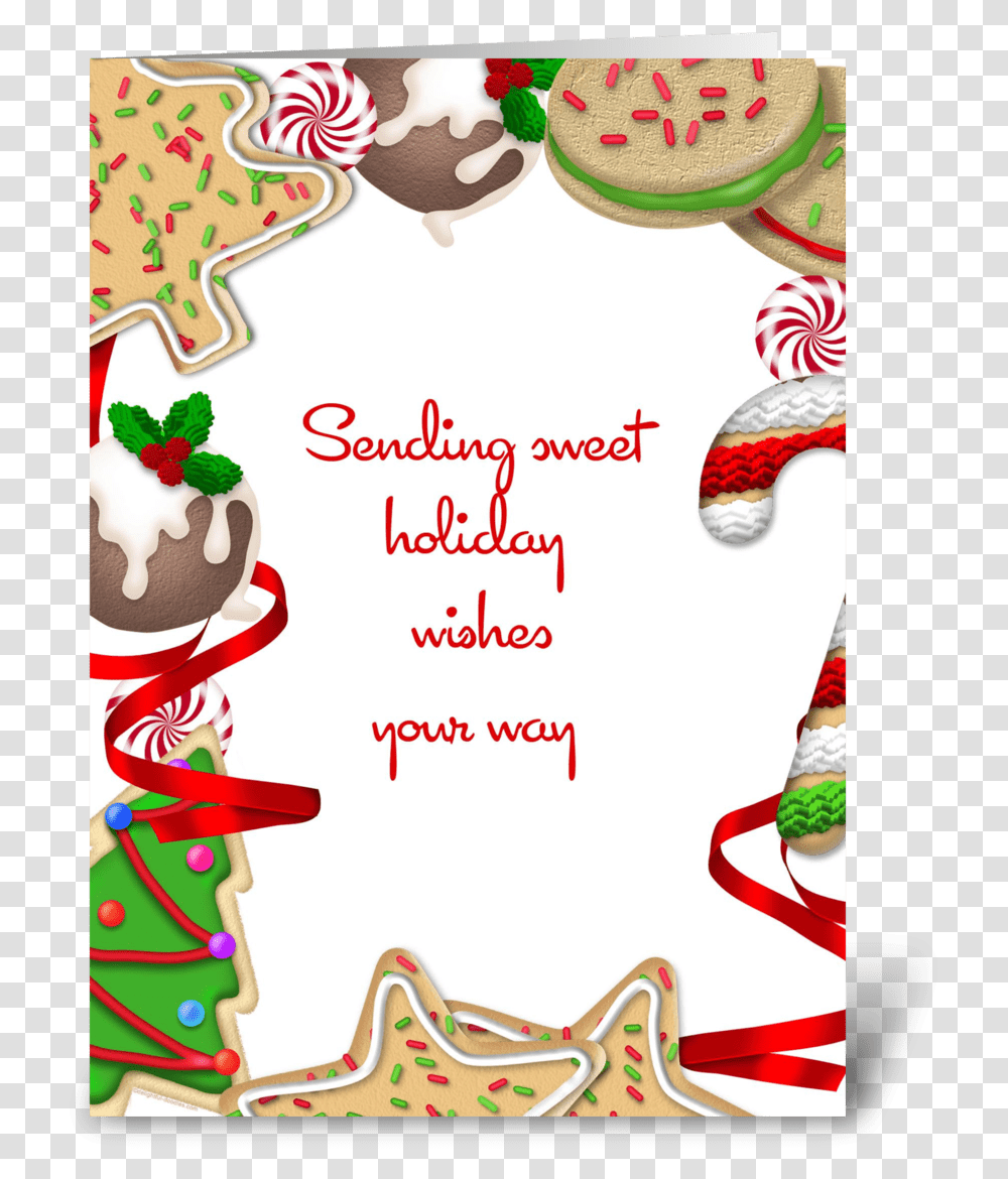 Christmas Cookies Christmas Cookie Exchange Borders, Clothing, Text, Footwear, Shoe Transparent Png