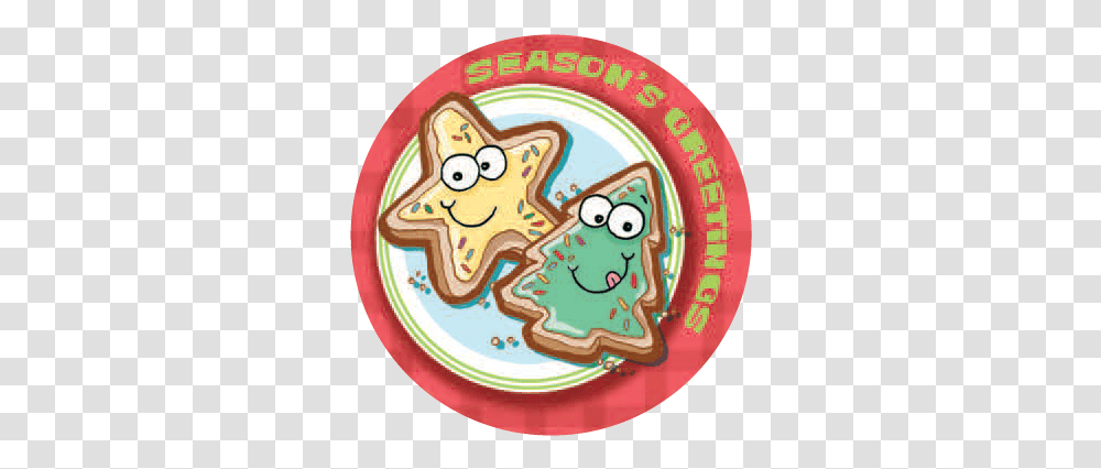 Christmas Cookies Dr Stinky Scratch Nsniff Stickers Scratch And Sniff Christmas Stickers, Food, Biscuit, Label, Text Transparent Png