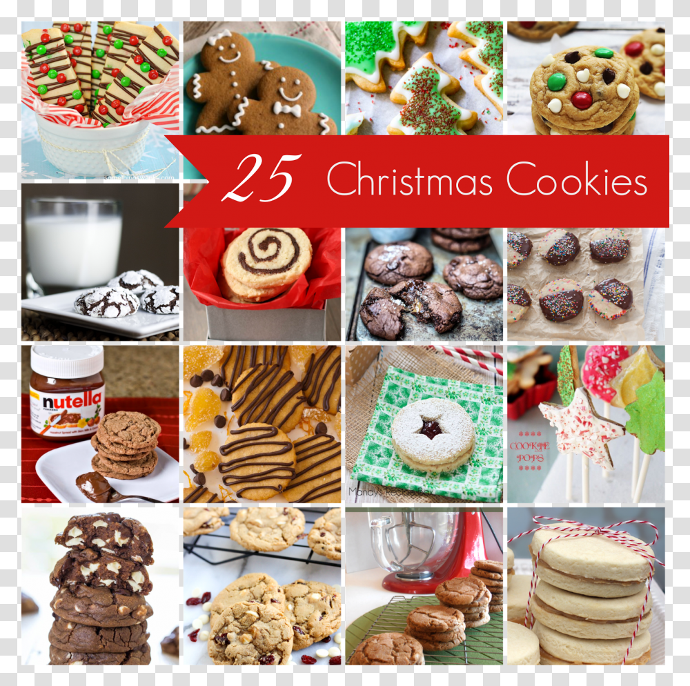 Christmas Cookies Peanut Butter Cookie Transparent Png