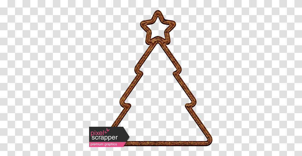 Christmas Cork Piece Tree 2 Graphic By Marisa Christmas Tree With Star Outline Svg, Tool, Compass Math, Crystal Transparent Png