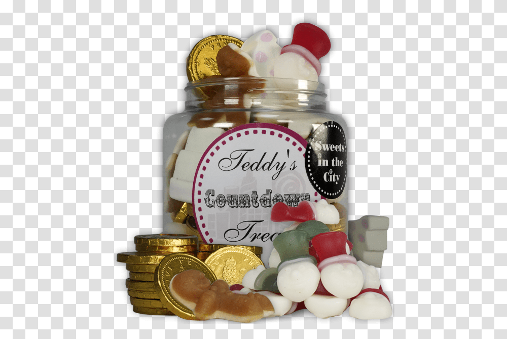 Christmas Countdown Bonbon, Sweets, Food, Confectionery, Jar Transparent Png