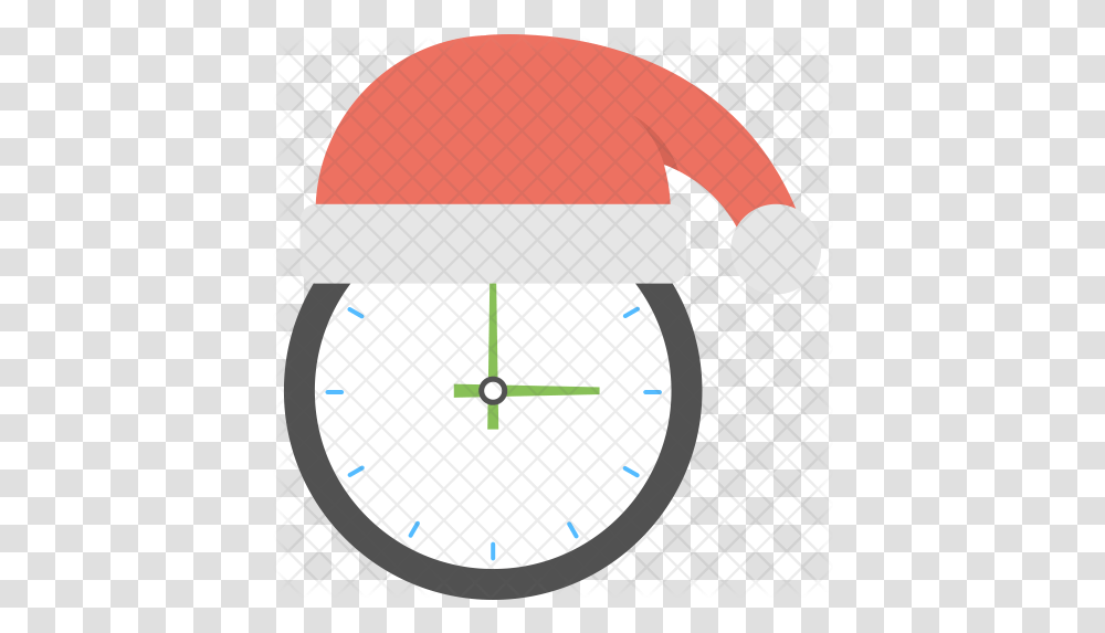 Christmas Countdown Icon Of Flat Style Christmas Clock Icon, Analog Clock, Security, Alarm Clock, Text Transparent Png