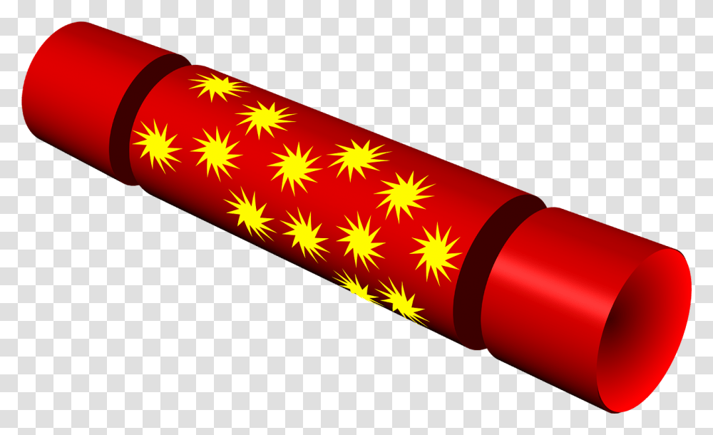 Christmas Cracker, Dynamite, Bomb, Weapon, Weaponry Transparent Png