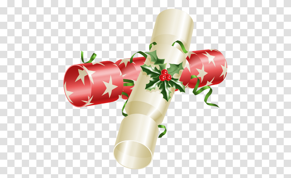 Christmas Crackers Clipart 2 By Nina Clip Art Christmas Crackers, Plant, Diploma, Document Transparent Png