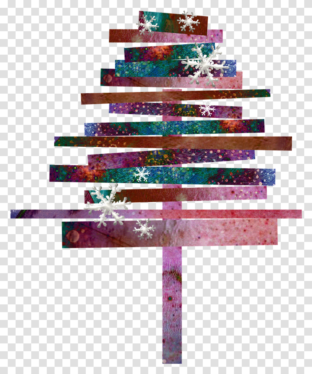 Christmas Cross Christmas Tree, Plant, Flower, Floral Design, Pattern Transparent Png
