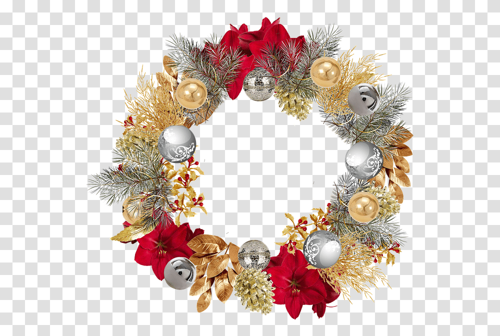Christmas Crown Bowls Dor Money Red Amaryllis Flower Crown Christmas, Wreath Transparent Png