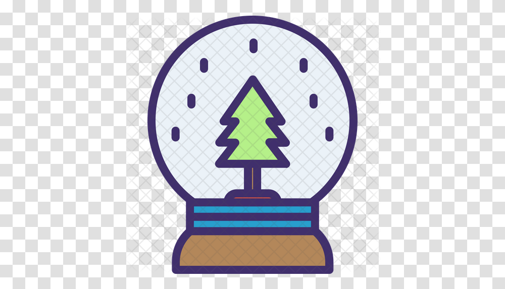 Christmas Crystal Ball Icon Emblem, Trophy, Road Sign, Symbol Transparent Png