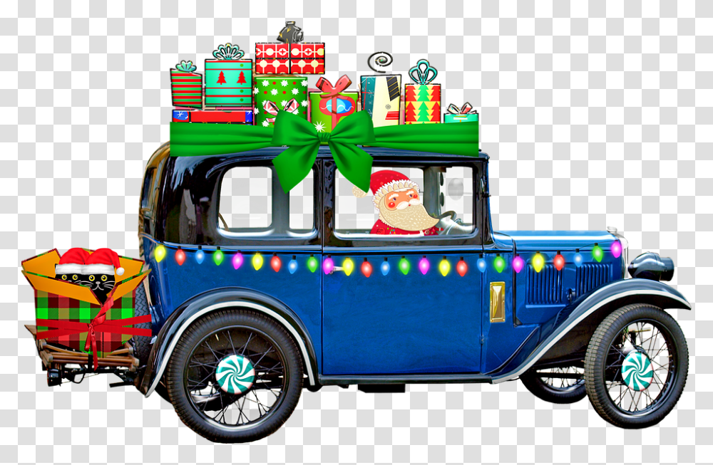 Christmas Day, Vehicle, Transportation, Fire Truck, Car Transparent Png