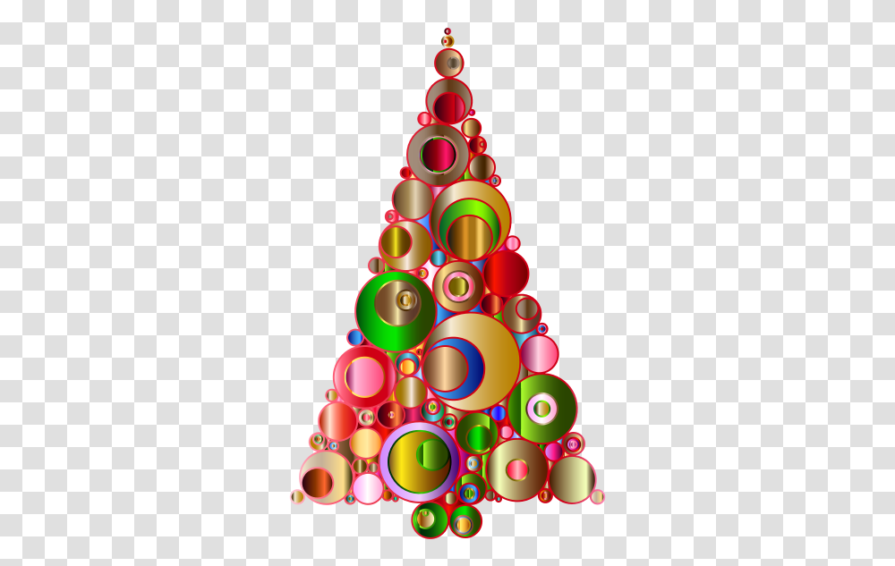 Christmas Decoration Abstract Christmas Tree Clipart, Floral Design, Pattern Transparent Png