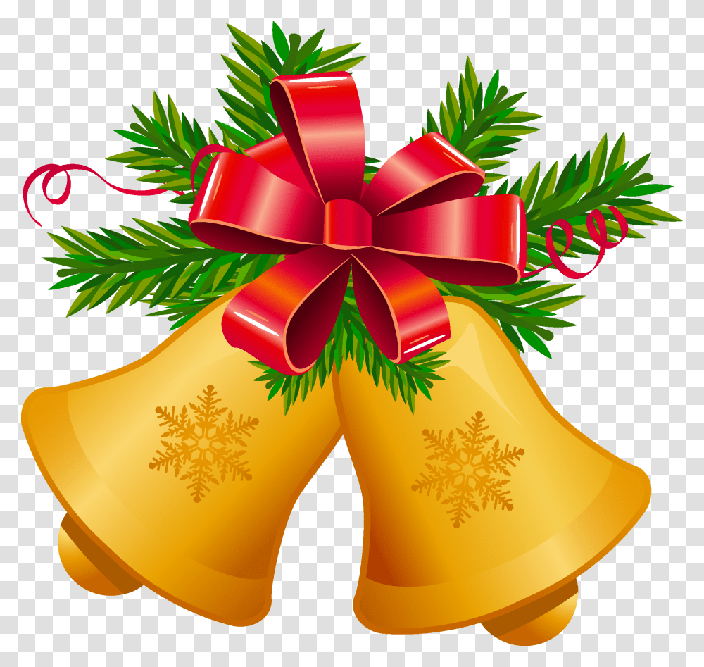 Christmas Decoration Christmas Bells Clip Art, Gift, Floral Design, Pattern Transparent Png
