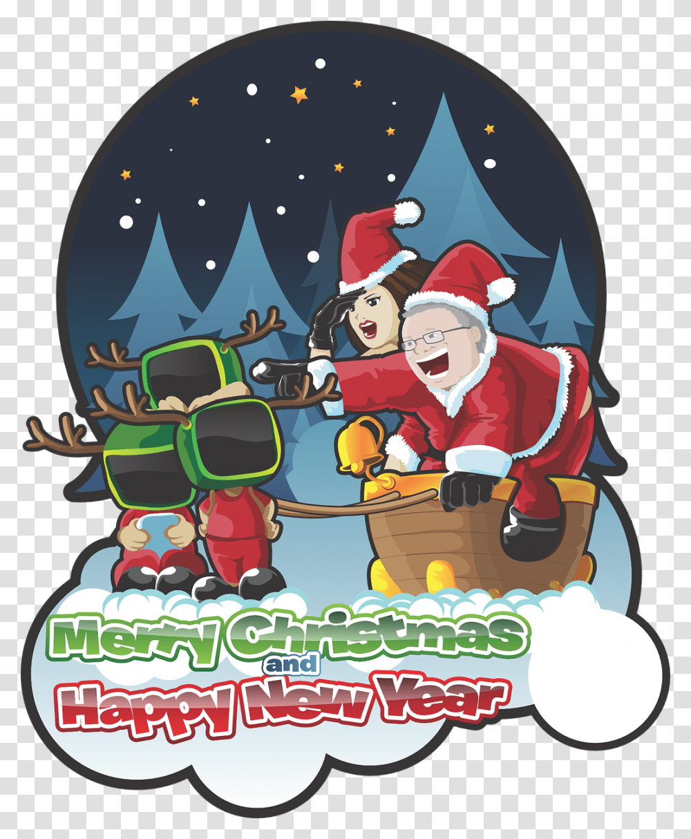 Christmas Decoration Christmas Decoration Free Picture Cartoon, Person, People, Poster, Advertisement Transparent Png