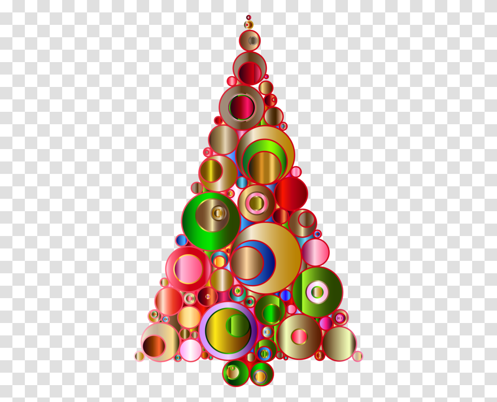 Christmas Decoration Colourful Christmas Tree, Floral Design, Pattern Transparent Png