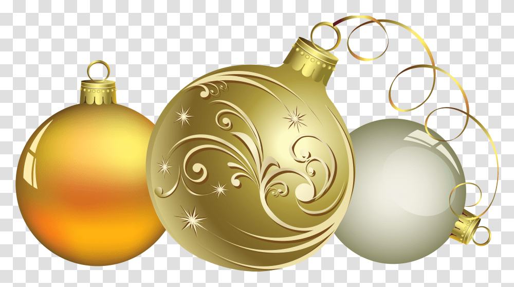 Christmas Decoration Gold Christmas Ornaments, Lamp, Bronze, Pottery, Treasure Transparent Png