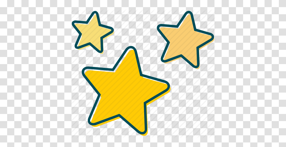 Christmas Decoration Golden Star Stars Yellow Star Icon, Star Symbol Transparent Png