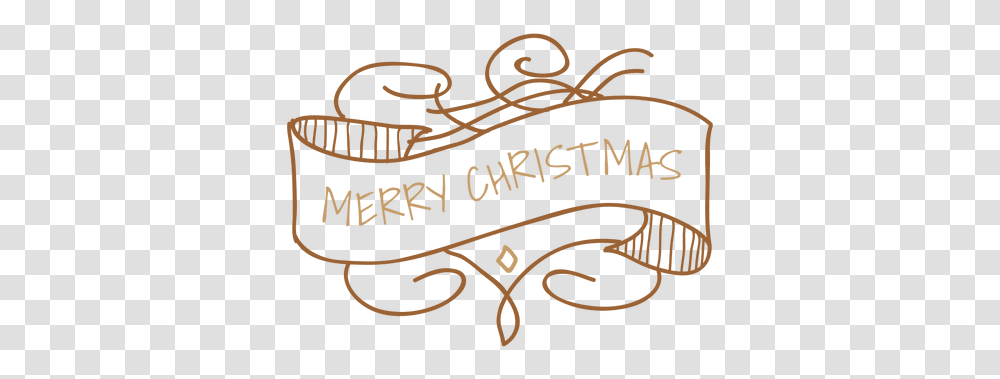 Christmas Decoration Ribbon Label & Svg Fita De, Text, Calligraphy, Handwriting, Alphabet Transparent Png