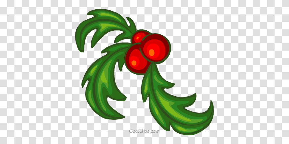 Christmas Decorations Holly Royalty Free Vector Clip Art, Plant, Food, Vegetable, Vegetation Transparent Png