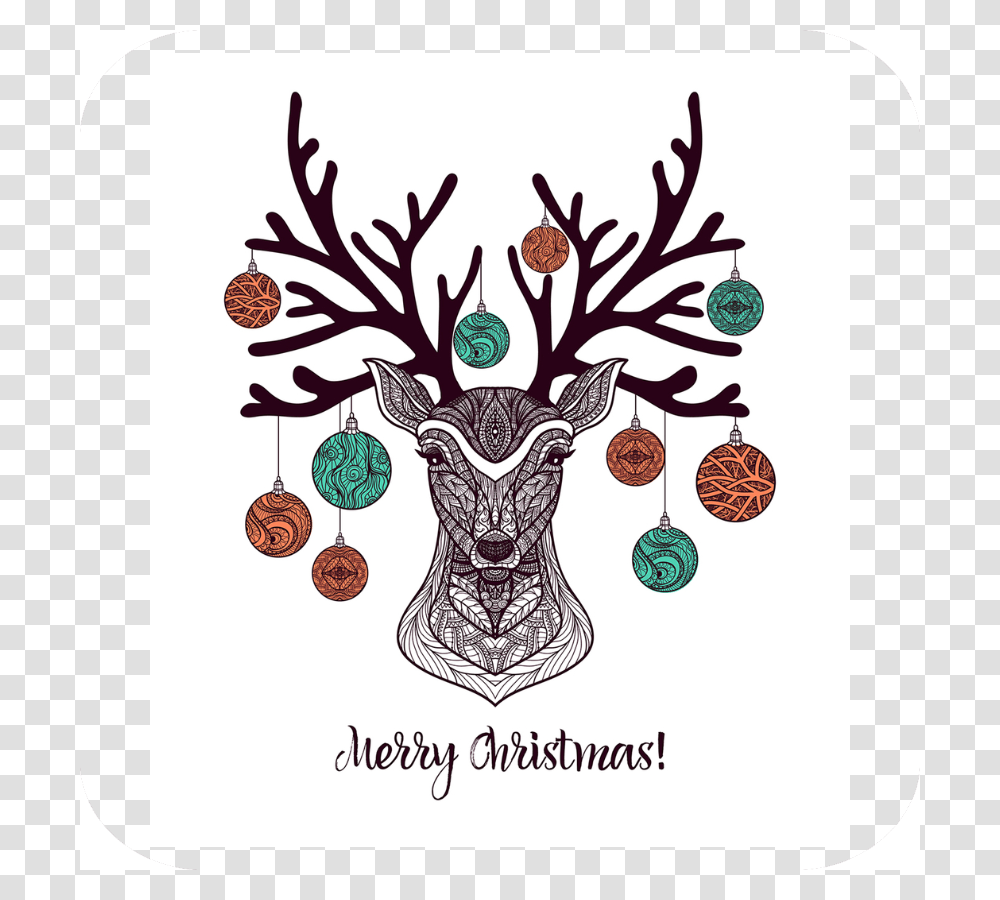 Christmas Deer Coffee Advent Calendar 2018, Mat, Advertisement, Mousepad, Sewing Transparent Png