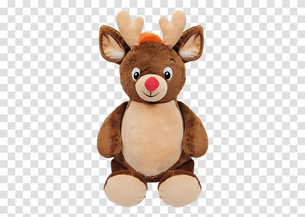 Christmas Deer Cubby, Plush, Toy, Teddy Bear, Mammal Transparent Png