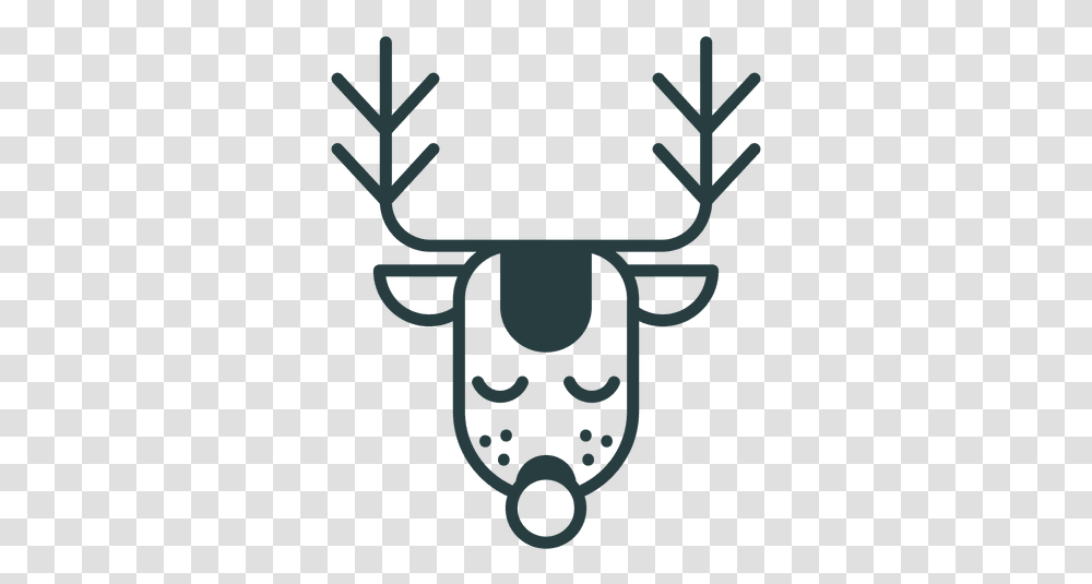 Christmas Deer Icon Language, Cross, Symbol, Logo, Emblem Transparent Png