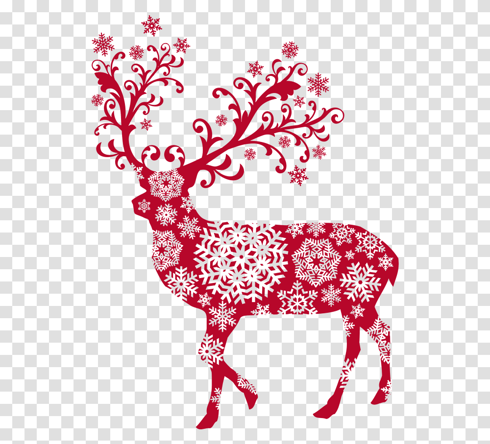 Christmas Deer, Mammal, Animal, Wildlife Transparent Png