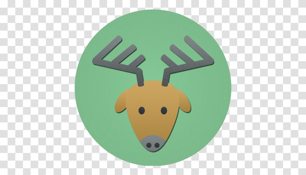 Christmas Deer Reindeer Rudolf Icon Icon, Giant Panda, Wildlife, Mammal, Animal Transparent Png