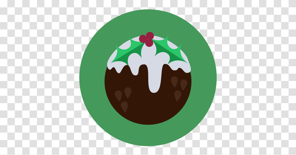 Christmas Dessert Food Fruit Cake Christmas Pudding Illustration Free, Symbol, Logo, Egg, Text Transparent Png
