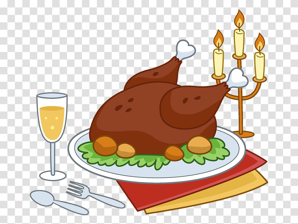 Christmas Dinner Clipart Free Download Clip Art, Food, Supper, Meal, Roast Transparent Png