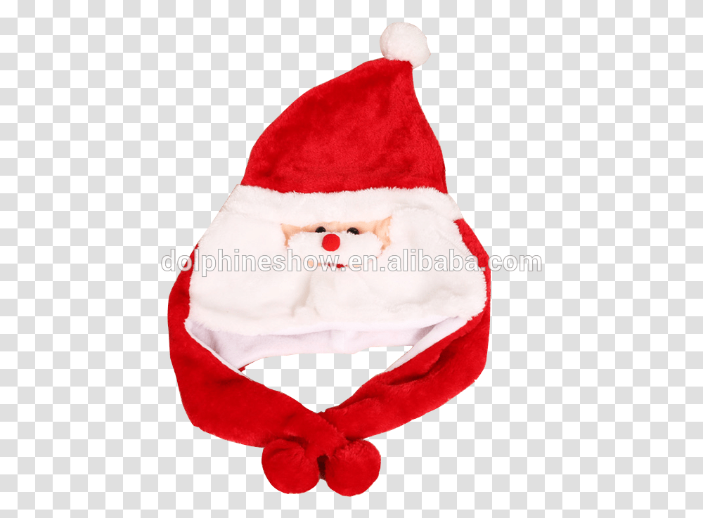 Christmas Ear Muffs Santa Claus Winter Warm Earflap Santa Claus, Apparel, Bonnet, Hat Transparent Png