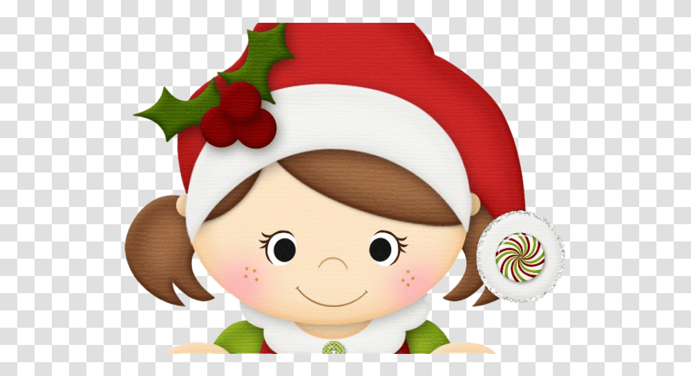 Christmas Elf Clipart Cute Clipart Christmas Elf, Toy, Doll, Apparel Transparent Png