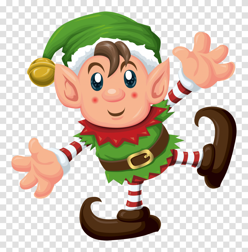 Christmas Elf Clipart, Face, Rattle, Toy Transparent Png
