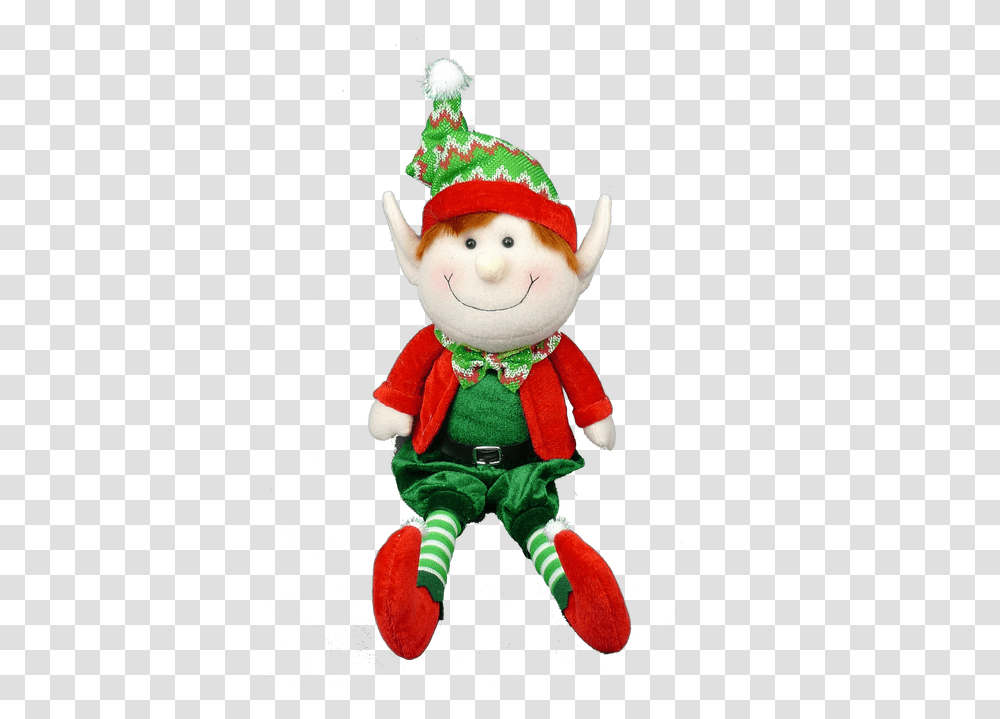 Christmas Elf, Doll, Toy Transparent Png