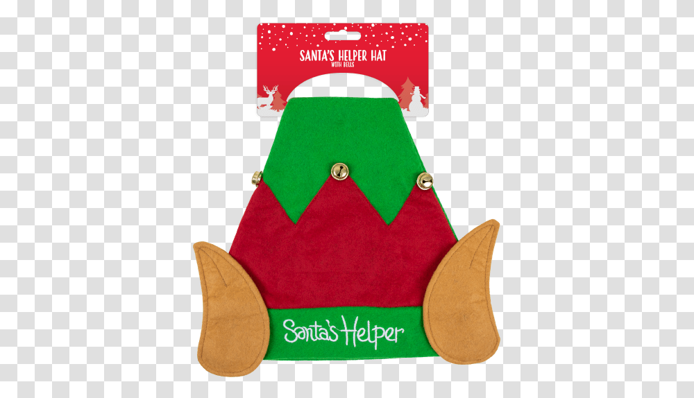 Christmas Elf Hat Illustration, Text, Christmas Stocking, Gift, Chair Transparent Png