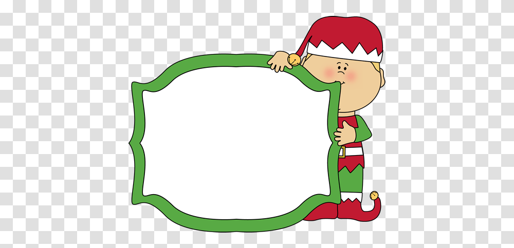 Christmas Elf Holding A Blank Sign Christmas Elf Transparent Png