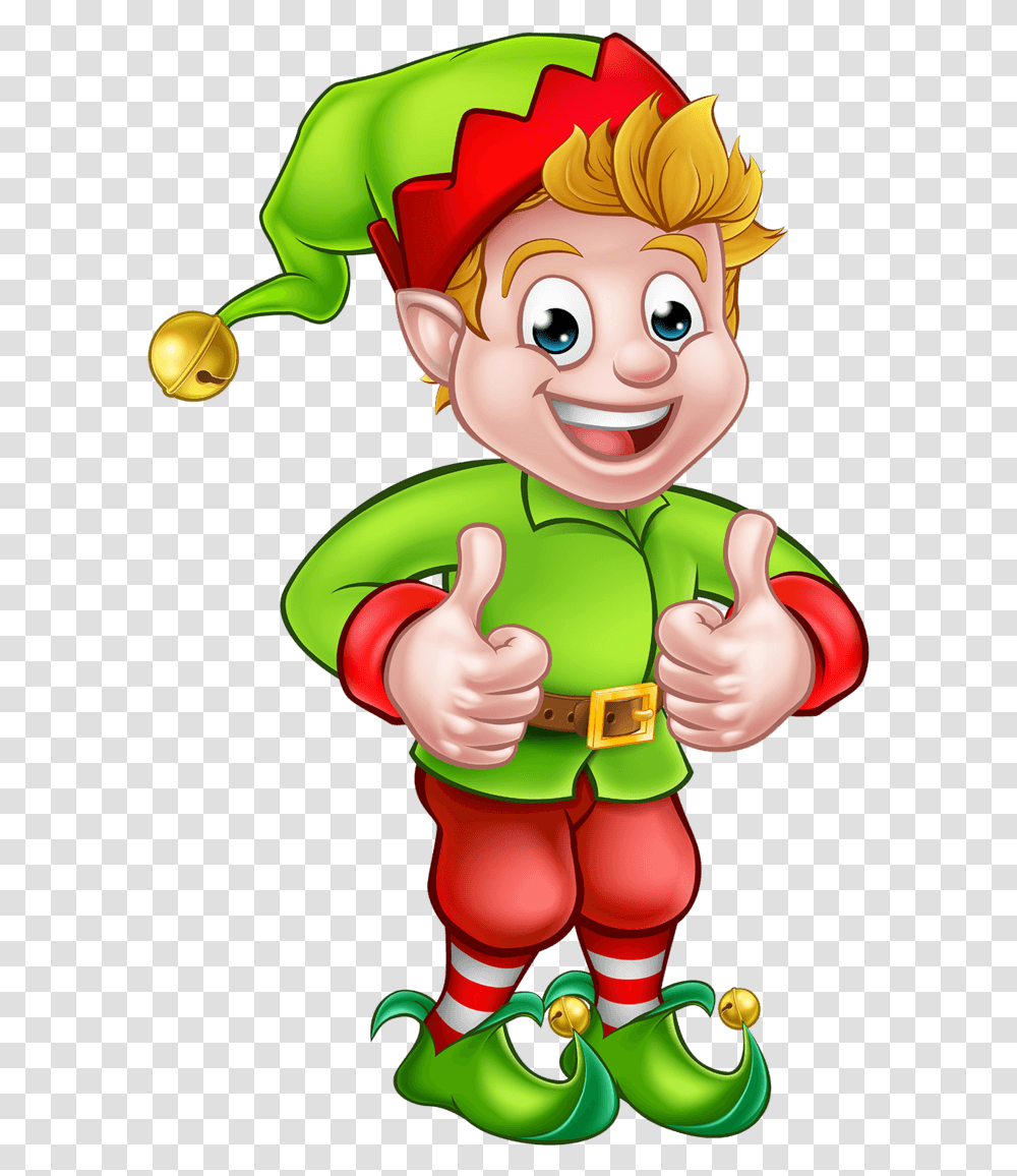 Christmas Elf Image Background Christmas Elf Thumbs Up, Toy, Finger, Performer, Hand Transparent Png