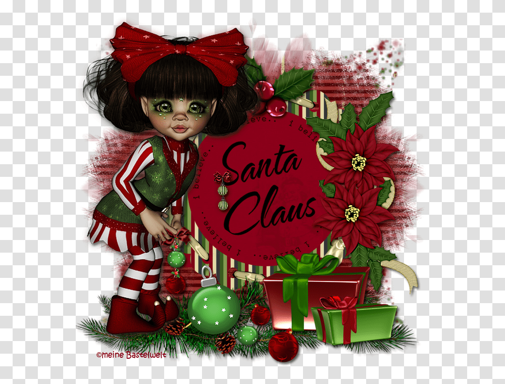 Christmas Elves, Doll, Toy, Mail, Envelope Transparent Png