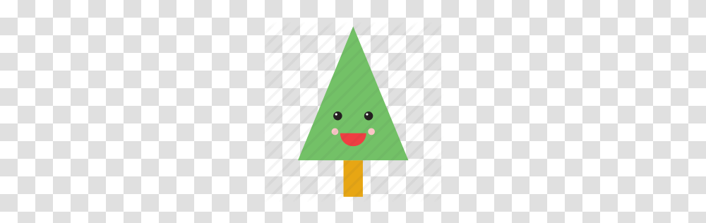 Christmas Emoji Emoticon Face Fir Smiley Tree Icon Icon, Triangle, Rug, Plant Transparent Png