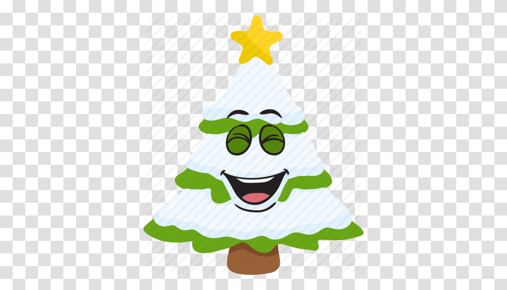 Christmas Emoji Emoticon Smiley Tree Winter Icon, Plant, Elf, Person, Human Transparent Png